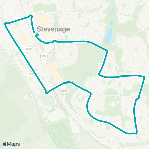 Arriva Herts and Essex Bus Station - Bus Station map