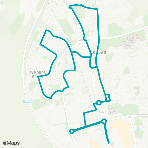 Arriva Herts and Essex Bus Station - Bus Station map