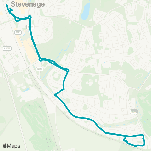 Arriva Herts and Essex Bus Station - Bus Station map