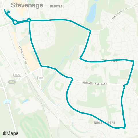 Arriva Herts and Essex Bus Station - Bus Station map