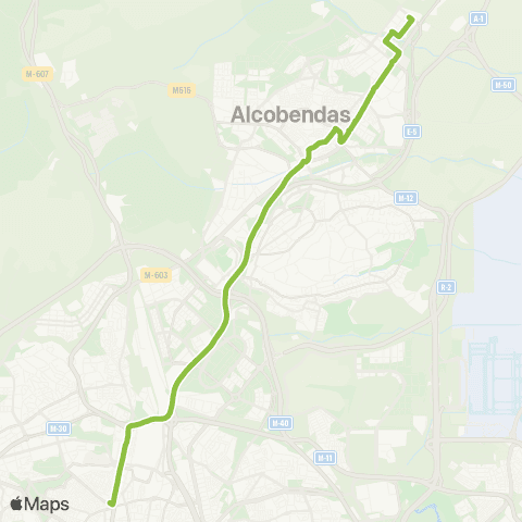 Autobuses Interurbanos Madrid (Plaza de Castilla)-S.S. de los Reyes (Dehesa Vieja) map