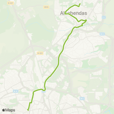 Autobuses Interurbanos Madrid (Plaza de Castilla)-Alcobendas-Rosa Luxemburgo map