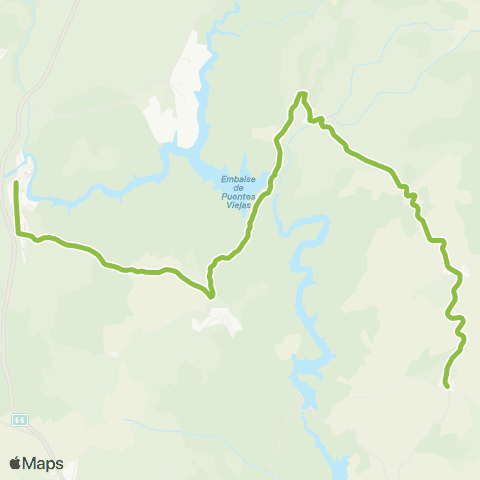 Autobuses Interurbanos Buitrago-Robledillo de la Jara map