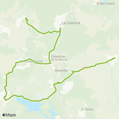 Autobuses Interurbanos Torrelaguna-Venturada / Cabanillas map