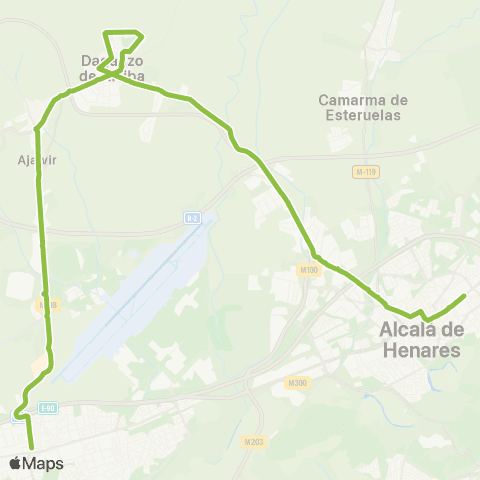 Autobuses Interurbanos Torrejón-Daganzo-Alcalá map