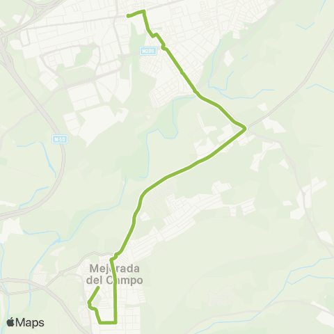 Autobuses Interurbanos Torrejón de Ardoz-Mejorada del Campo map