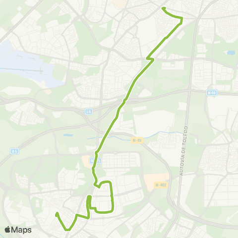 Autobuses Interurbanos Madrid (Oporto)-Leganés (Estación Ffcc) map