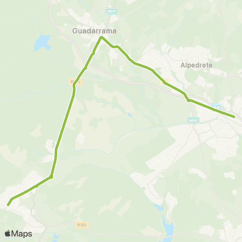 Autobuses Interurbanos San Lorenzo de el Escorial-Guadarrama-Villalba map