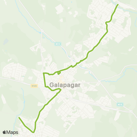 Autobuses Interurbanos Colmenarejo - Galapagar - Est. la Navata map