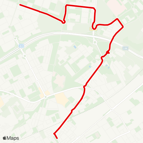 Autobuses Urbanos Cuatro Caños - Hospital / Universidad - Espartales map