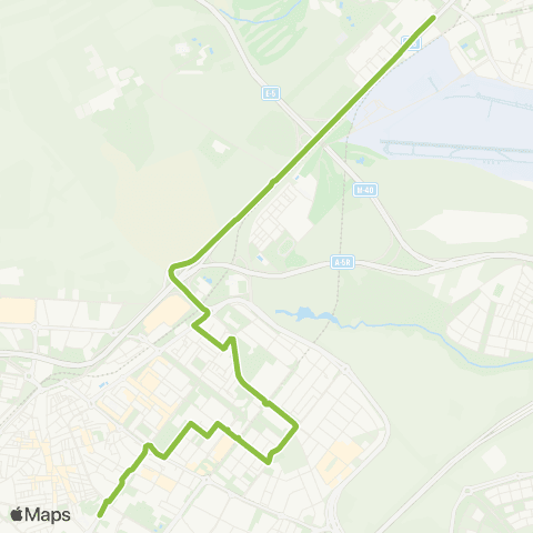 Autobuses Interurbanos Madrid (Cuatro Vientos) - Alcorcón (por los Castillos) map