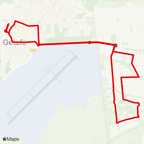Autobuses Urbanos Getafe Central-P.I. San Marcos-P.I. el Lomo-P.E. la Carpetanía map