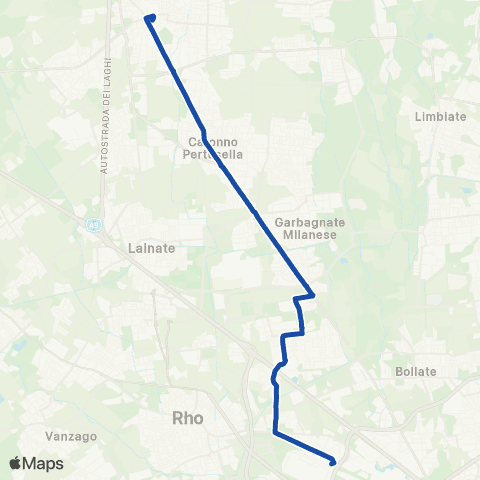 AirPullman Saronno FN-Caronno P.-Garbagnate M. FN-Arese-Rho Fiera FS M1 map