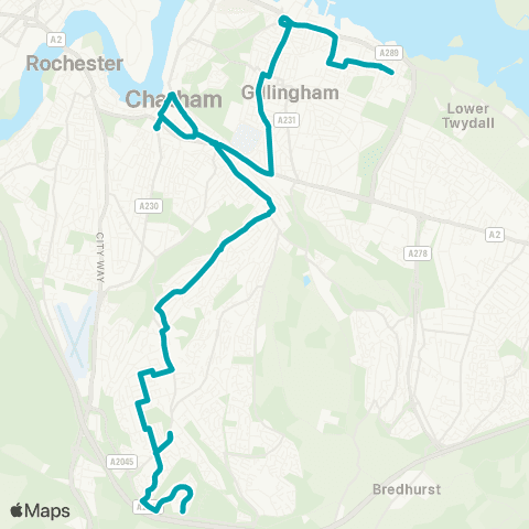 Arriva Kent and Surrey Waterfront Bus Station - Village Centre map