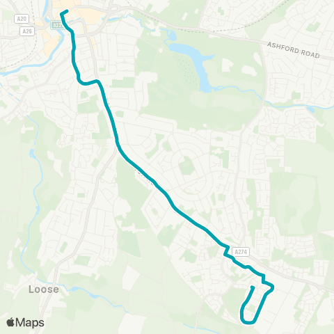 Arriva Kent and Surrey Parade - Royal Star Arcade map