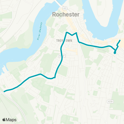 Arriva Kent and Surrey Waterfront Bus Station - Village Surgery map