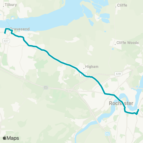 Arriva Kent and Surrey Barrack Row - Waterfront Bus Station map