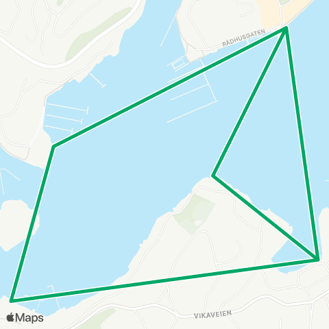 AKT - Agder kollektivtrafikk Byferjer Arendal map