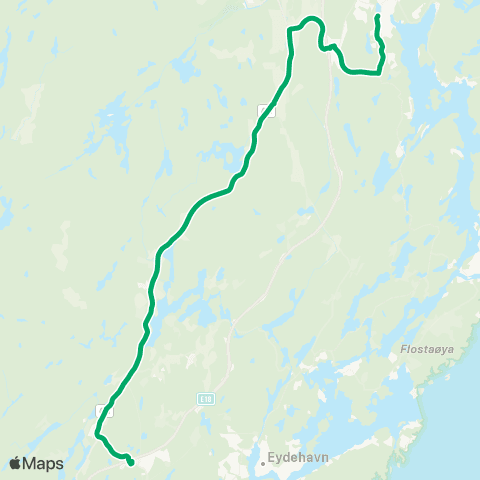 AKT - Agder kollektivtrafikk Bestillingstransport map