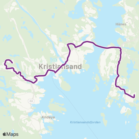 AKT - Agder kollektivtrafikk Hellemyr - Tømmerstø map