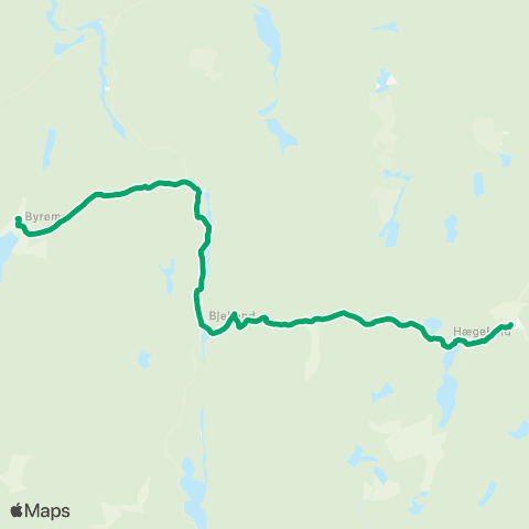 AKT - Agder kollektivtrafikk Sveindal - Hægeland map