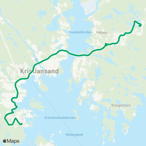 AKT - Agder kollektivtrafikk Voiebyen - Ikea map