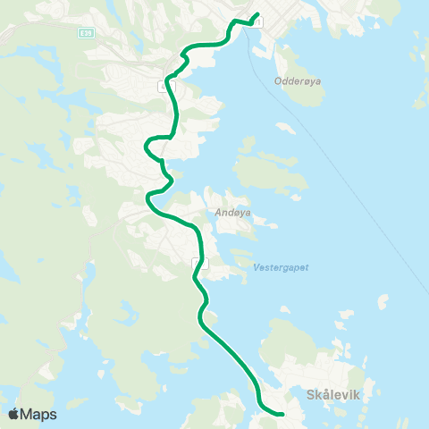 AKT - Agder kollektivtrafikk Kvadraturen-Flekkerøy map