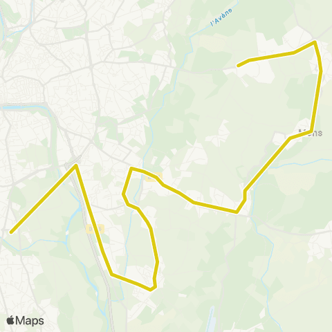 Ales'Y Saint Hilaire de Brethmas - Prevert map