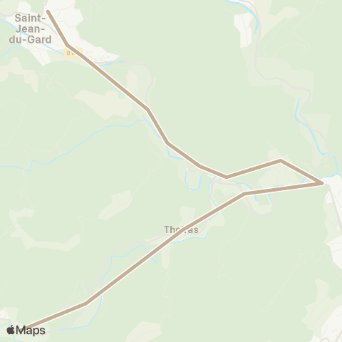 Ales'Y Thoiras (Prades) - Collège de St Jean du Gard map