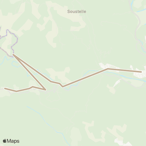 Ales'Y Saint Paul la Coste - École de Cendras map