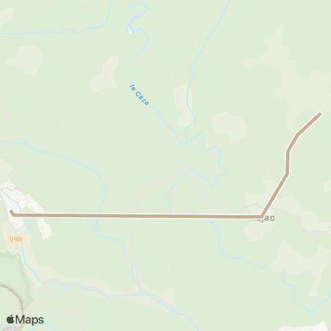 Ales'Y Bonnevaux - Collège Écoles Genolhac map