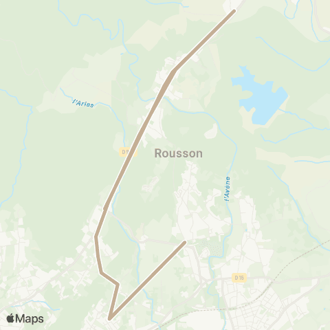 Ales'Y Rousson - École de Rousson map