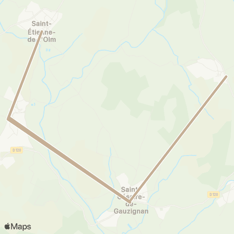 Ales'Y Sirp: St Etienne Martignargues St Cesaire St Jean map