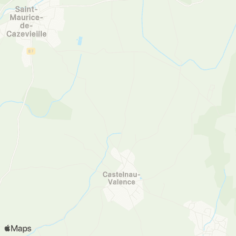 Ales'Y Sirp: St Maurice Castelnau St Dezery map