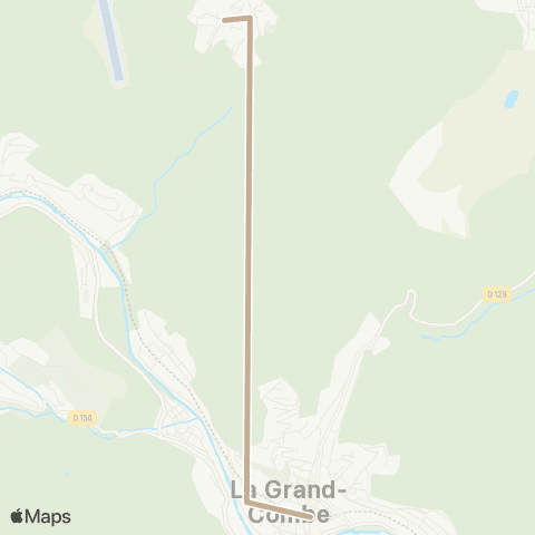 Ales'Y Champclauson - la Grand Combe map