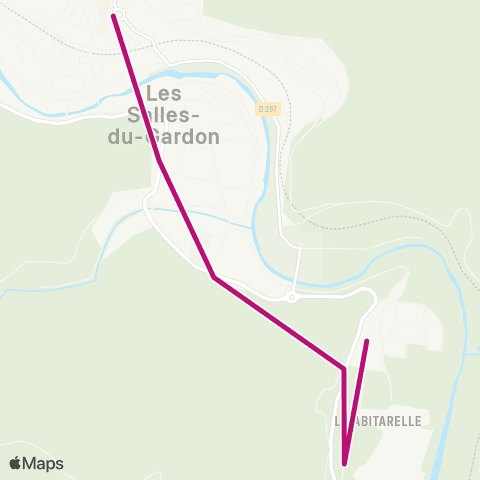 Ales'Y La Favede - la Grand Combe map