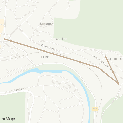 Ales'Y Ribes - Marche de la Grand Combe map