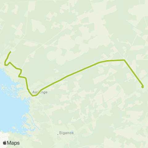 Alégo Lanton les Bruyères - Marcheprime Gare map