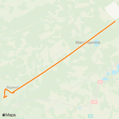 Alégo Marcheprime École de Croix d'Hins - Biganos Collège Jean Zay map