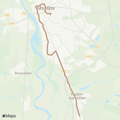 Aléo Gare SNCF - ZA Le Larry map