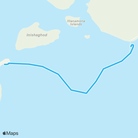 Michael Lenaghan Doran's Point - Inis Bigil map