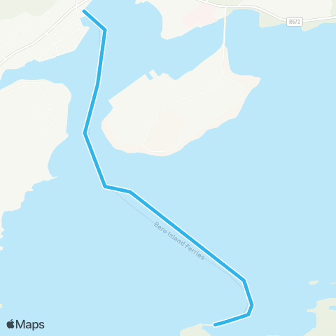 Bere Island Ferries Castletownbere - Bere Island map