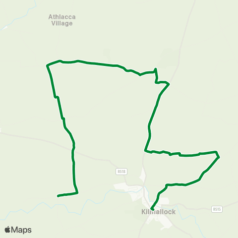 Joseph Foley Tankardstown - Kilmallock map
