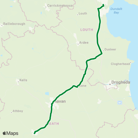 Royal Breffni Tours Ltd Trim - Navan - Dundalk map