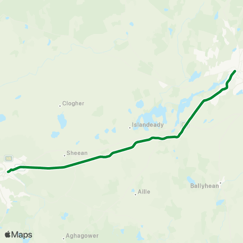 Michael Moran Castlebar - Westport map