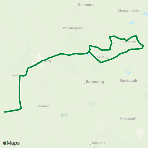 Farragher International Travel Services Glennaneeny - Tuam map