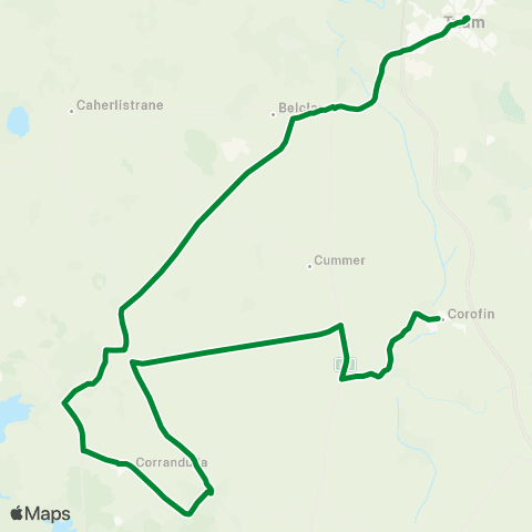 Farragher International Travel Services Corofin - Tuam map