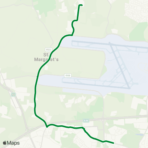 Nolan Coaches Santry - Foodcentral map