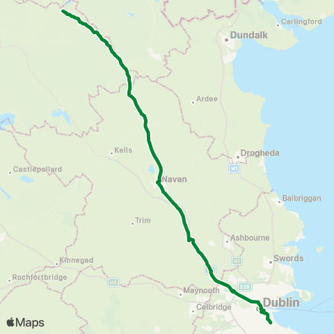 Sillan Tours Coothill - Dublin City map