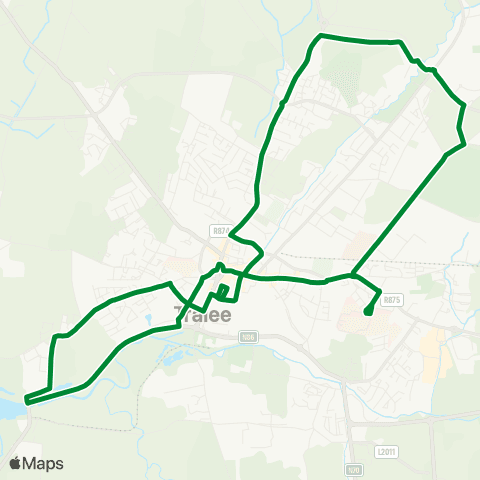 Tralee People's Bus Service Blennerville Loop map